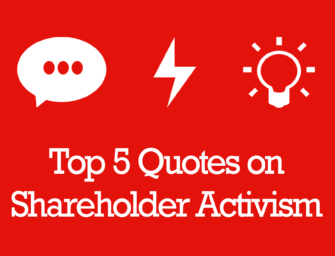 Top 5 Shareholder Activism Quotes
