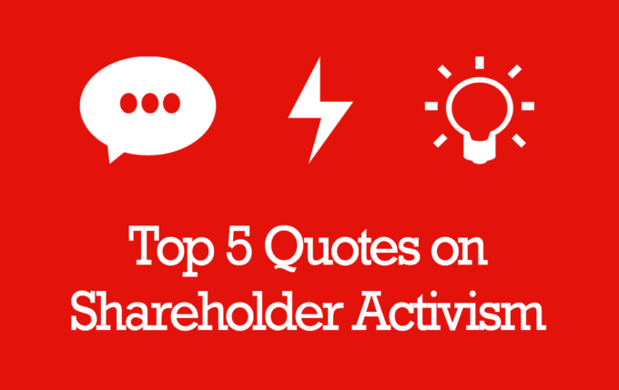 Top Shareholder Activism Quotes